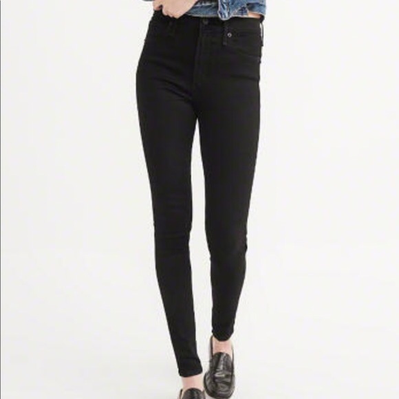 black abercrombie jeans